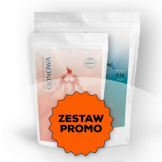 Zestaw promo: Mg12 sól Epsom 1kg + płatki do kąpieli 4kg