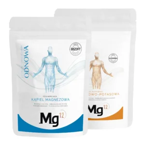 Płatki magnezowe (100% biszofit) 4kg + Sól Kłodawska Magnez+Potas 4kg