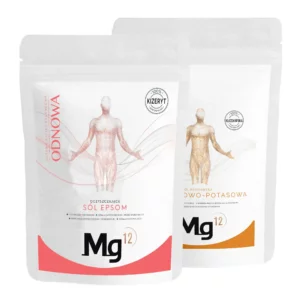 Sól Epsom (100% kizeryt) 4kg + Sól Kłodawska Magnez+Potas 4kg