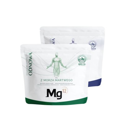 Sól z Morza Martwego 4kg + Sól z Zabłocia Jod+Brom 4kg