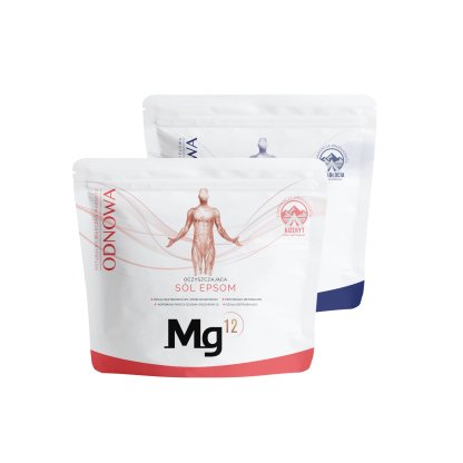 Sól Epsom (100% kizeryt) 4kg + Sól z Zabłocia Jod+Brom 4kg