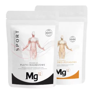 Płatki magnezowe do kąpieli SPORT 4kg + sól Magnez+Potas KŁODAWSKA 4kg