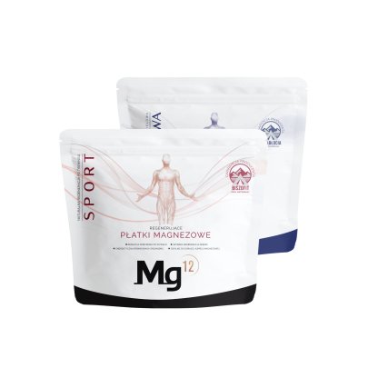 Płatki magnezowe do kąpieli SPORT 4kg + sól Jod+Brom z ZABŁOCIA 4kg