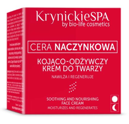KrynickieSPA Kojąco-odżywczy krem do twarzy (cera naczynkowa) 50ml