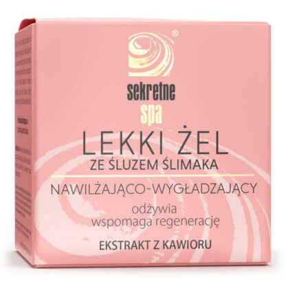 SekretneSPA Lekki żel ze śluzem ślimaka nawilżająco-wygładzający 50ml