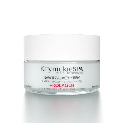 KrynickieSPA Nawilżający krem z ekstraktem z borowiny + Kolagen 50ml - obrazek 2