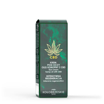 KołobrzeskieSPA Krem pod oczy OLEJ KONOPNY Z CBD 15ml