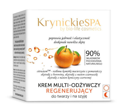 KrynickieSPA Krem multi-odżywczy regenerujący do twarzy i na szyję 50ml