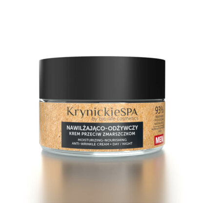 KrynickieSPA MEN Nawilżająco - odżywczy Krem przeciw zmarszczkom 50ml - obrazek 2