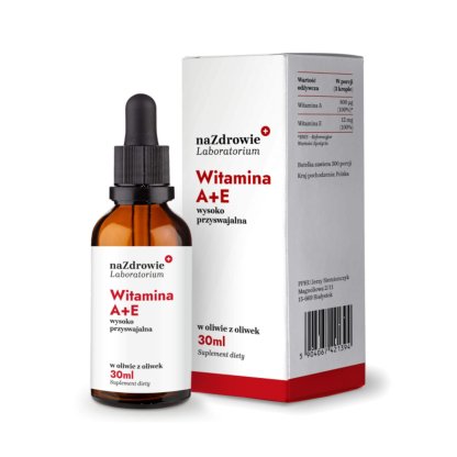 Witaminy A+E naZdrowie krople 30ml - obrazek 2