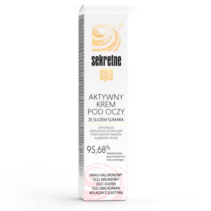 SekretneSPA Aktywny krem pod oczy ze śluzem ślimaka 30ml