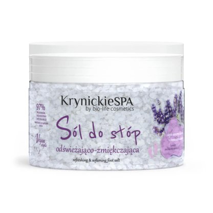 KrynickieSPA Sól do stóp odświeżająco-zmiękczająca 500g
