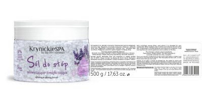 KrynickieSPA Sól do stóp odświeżająco-zmiękczająca 500g - obrazek 2