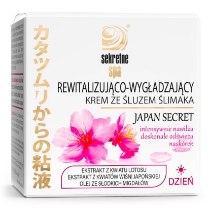 SekretneSPA Rewitalizująco- wygładzający krem na dzień ze śluzem ślimaka 50ml