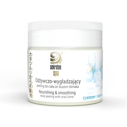 SekretneSPA Odżywczo- wygładzający peeling do ciała ze śluzem ślimaka 50ml