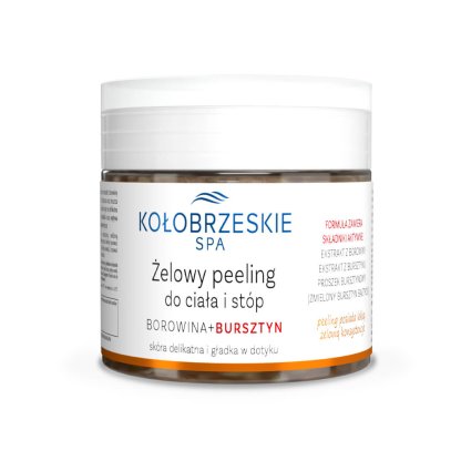 KołobrzeskieSPA Borowina+ Żelowy peeling do ciała i stóp 200g