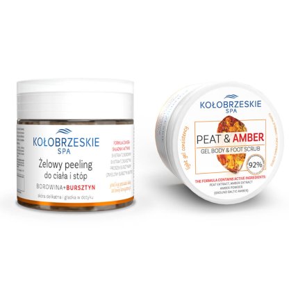 KołobrzeskieSPA Borowina+ Żelowy peeling do ciała i stóp 200g - obrazek 3