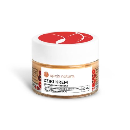 Dziki krem do rąk z mocznikiem i żurawiną opcja natura 50ml