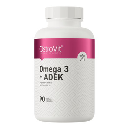 Omega 3 + ADEK OstroVit (90 kapsułek)