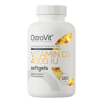 Witamina D3 4000UI OstroVit (120 kapsułek)
