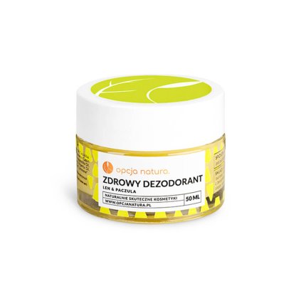 Zdrowy dezodorant Len & paczula opcja natura 50ml