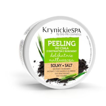 Peeling solny do ciała z ekstraktem z borowiny KrynickieSPA 280g