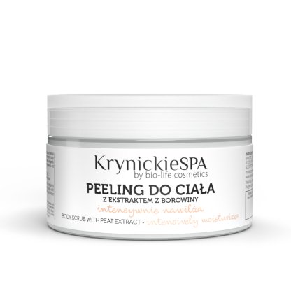 Peeling cukrowy do ciała z ekstraktem z borowiny KrynickieSPA 280g - obrazek 2
