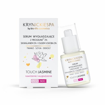 Serum wygładzające z progeline, skwalanem i olejem jojoba JAŚMIN KrynickieSPA 30ml - obrazek 2