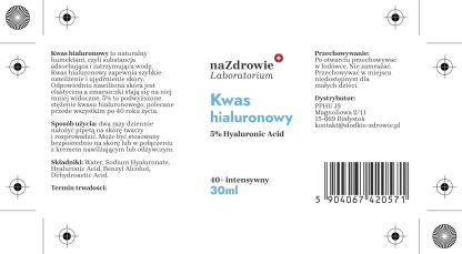 Kwas hialuronowy trójaktywny serum naZdrowie - obrazek 5