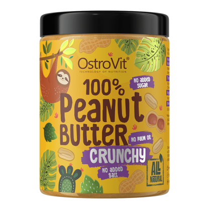 Masło orzechowe (Peanut Butter) 100% OstroVit 1000g - obrazek 3