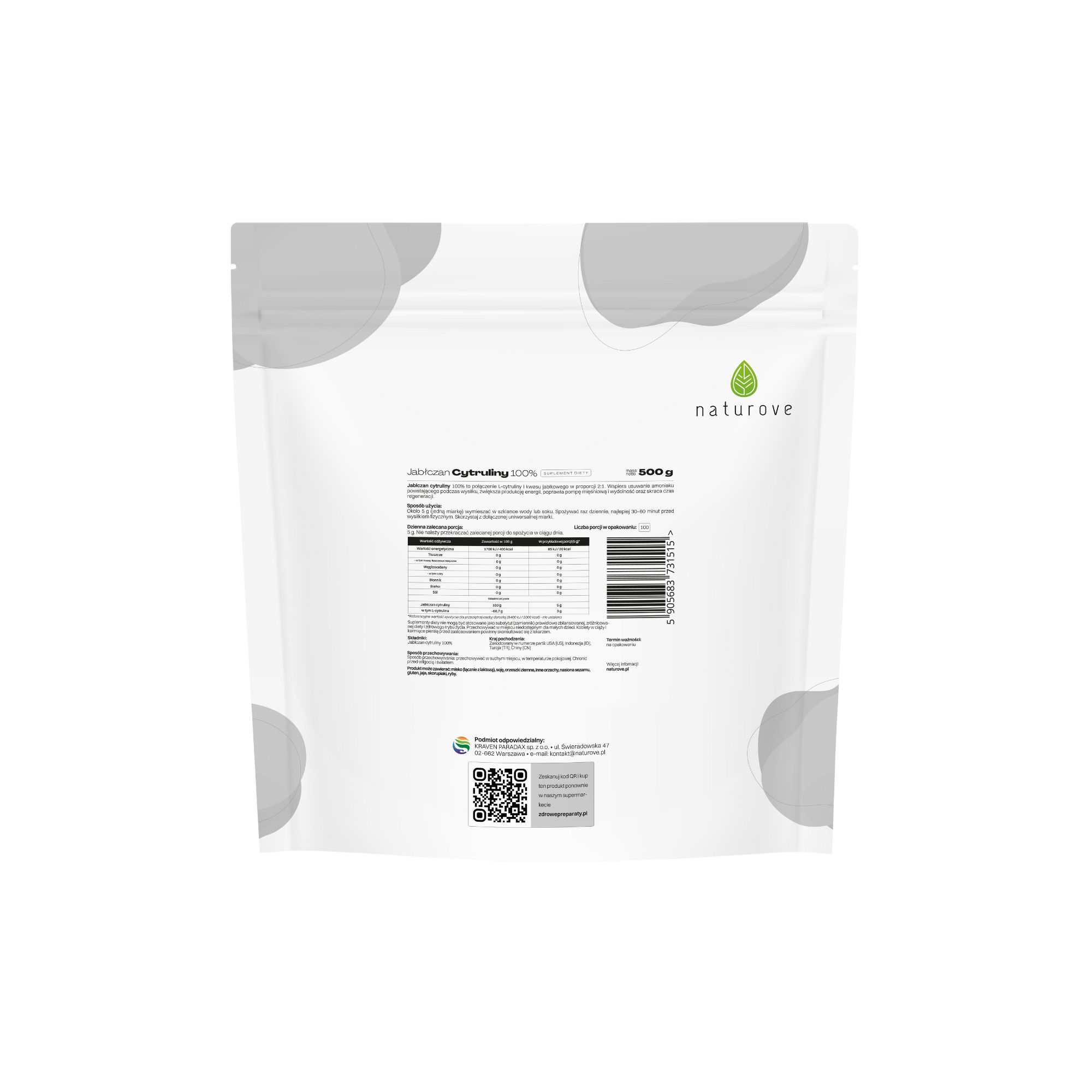 Jabłczan cytruliny 100% naturove - obrazek 3