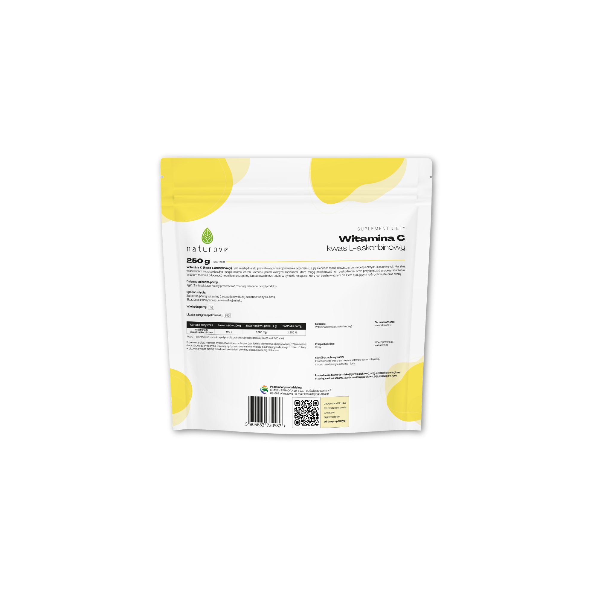 Witamina C Kwas l-askorbinowy naturove - obrazek 4